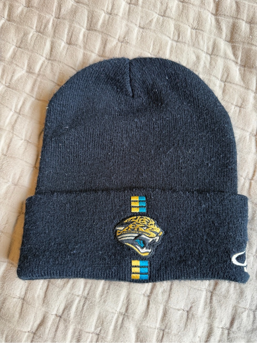 Vintage Jacksonville Jaguars Logo Athletic Beanie OSFA